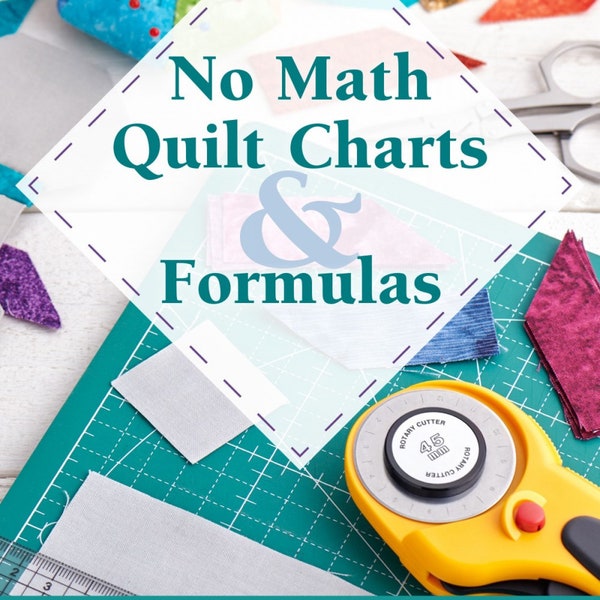 No Math Quilt Charts & Formulas *Updated 2022 - Carry-Along Reference Guide Booklet* From: Landauer Publishing