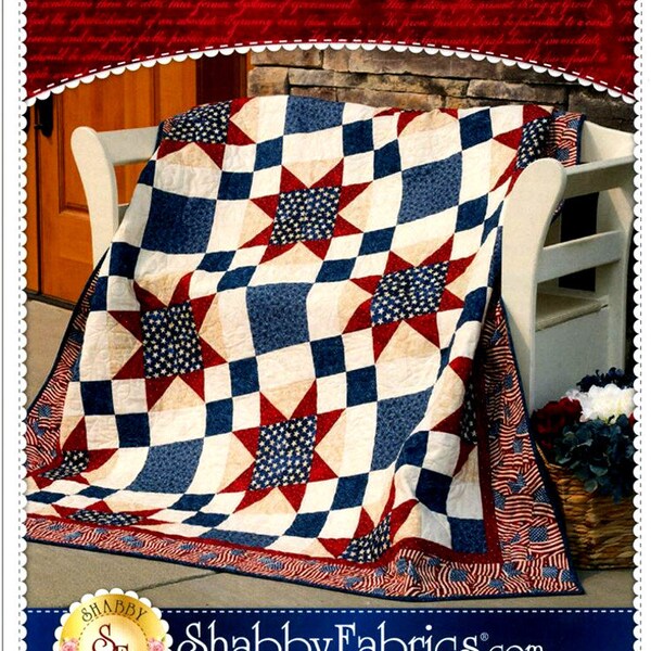 Stars of Victory *Quilts of Valor Pattern*  By: Jennifer Bosworth - Shabby Fabrics