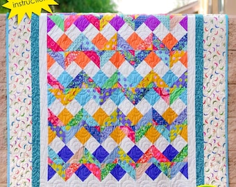 Radio Waves *Strip Club Quilt Pattern* From: Cozy Quilt Designs