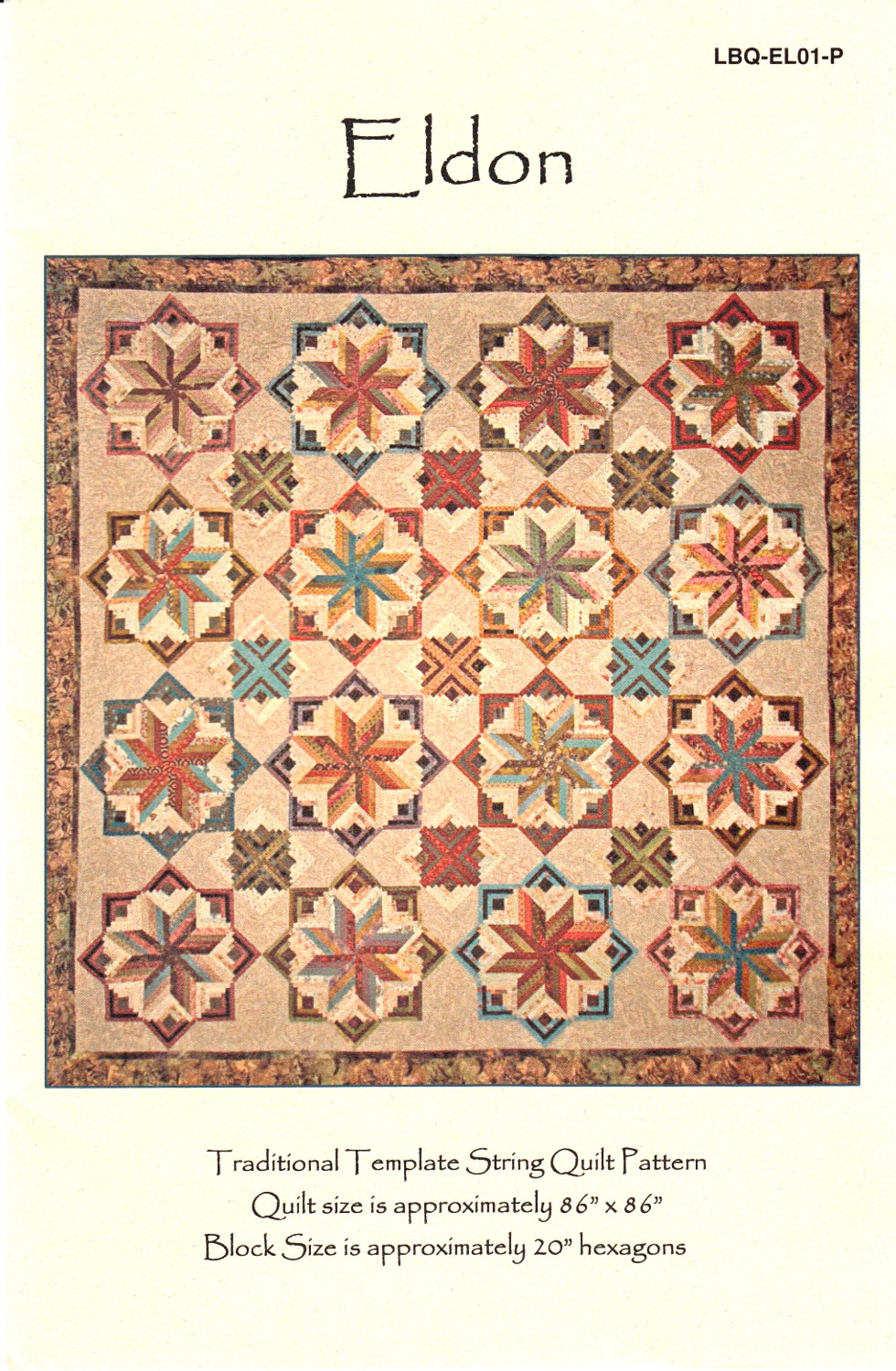 Eldon *Pieced Quilt Pattern* By Edyta Sitar Laundry Basket Quilts
