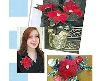 Poinsettia Accents *Craft Pattern* By: Kristine Poor - Poorhouse Quilt Designs