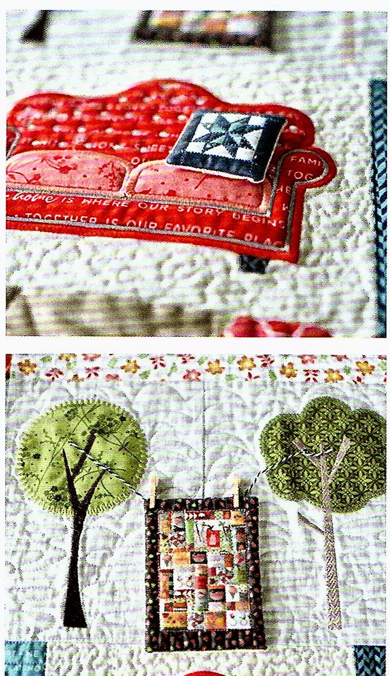 Make Yourself at Home quilt Embellishment Kit From Etsy