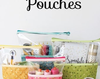 New - HELLO POUCHES - By: Kaitlyn Howell of KnotAndThreadDesign KAT102