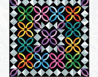 Wedding Confetti *Pieced Quilt Pattern* From: Bound To Be Quilting