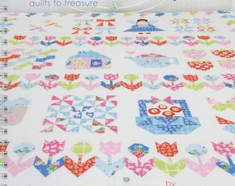 Pretty Playtime Quilts *Softcover Spiral-Bound Book* By: Elea Lutz - It's Sew Emma