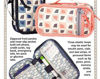 Close At Hand *A Small Zipper Bag  - Sewing Pattern*  From: By Annie