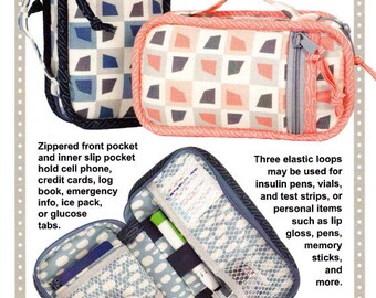 Close At Hand *A Small Zipper Bag  - Sewing Pattern*  From: By Annie