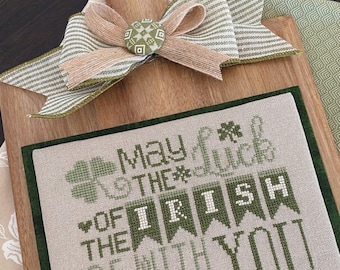 Luck of the Irish *Counted Cross Stitch Pattern*   From: Primrose Cottage Stitches