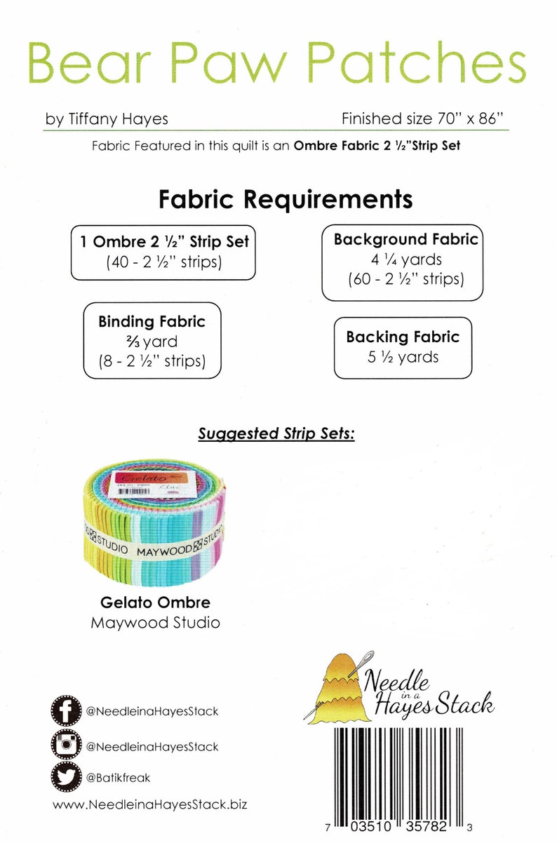 Bear Paw Patches pieced Quilt Pattern By Tiffany Hayes Etsy