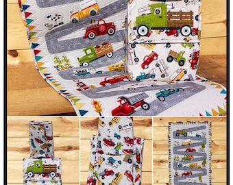 Truck Backpack & Activity Mat *Applique Pattern* From: The Whole Country Caboodle