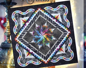 Alchemists Crystals *Foundation Paper Piecing Pattern and/or Replacement Papers* By: Judy & Bradley Niemeyer - Quiltworx