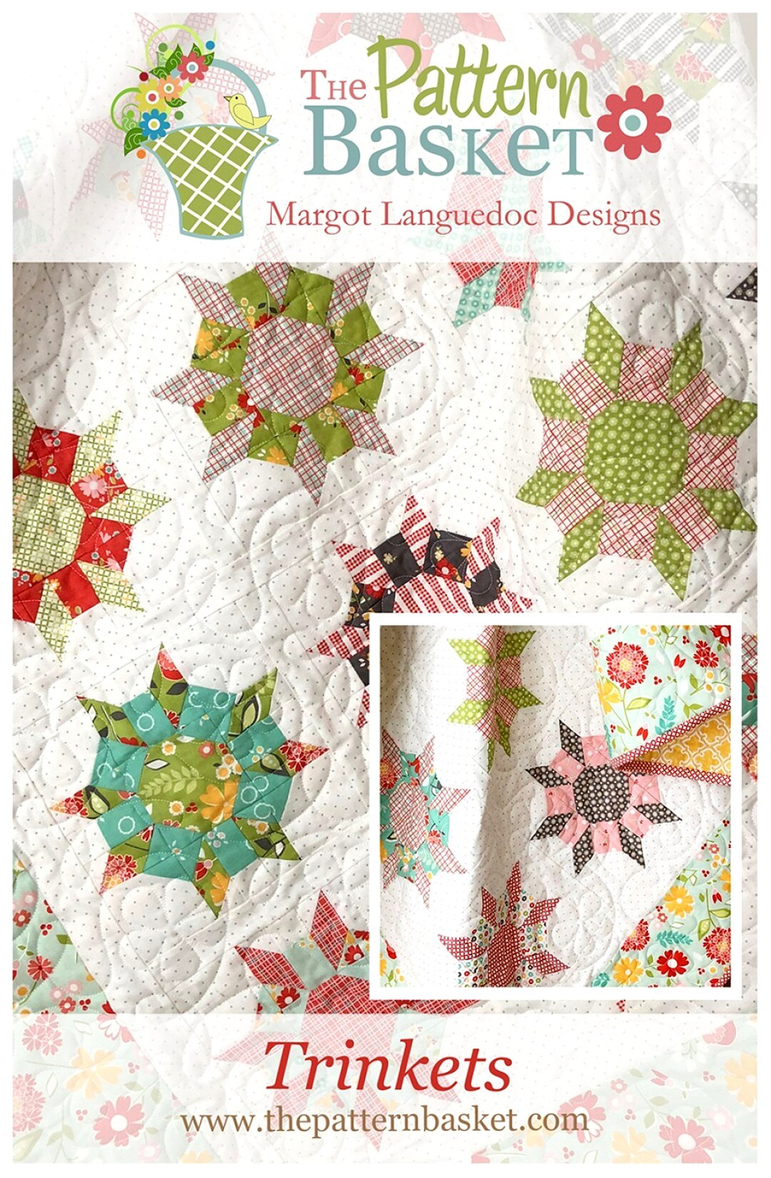 Trinkets quilt Pattern By Margot Languedoc the Pattern Basket Etsy