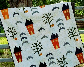 31 Haunting Street *Applique & Pieced Quilt Pattern* From: Cotton Street Commons