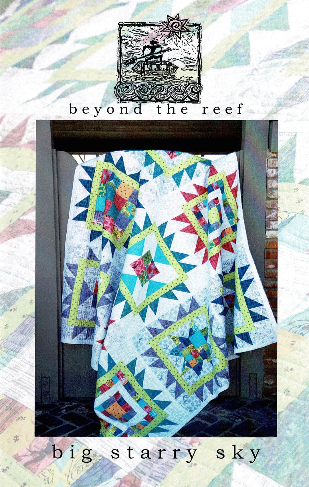 Big Starry Sky quilt Pattern From Beyond the Reef Etsy