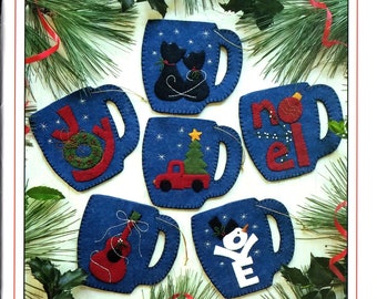 Merry Mugs *Ornament Pattern* From: Rachel's of Greenfield