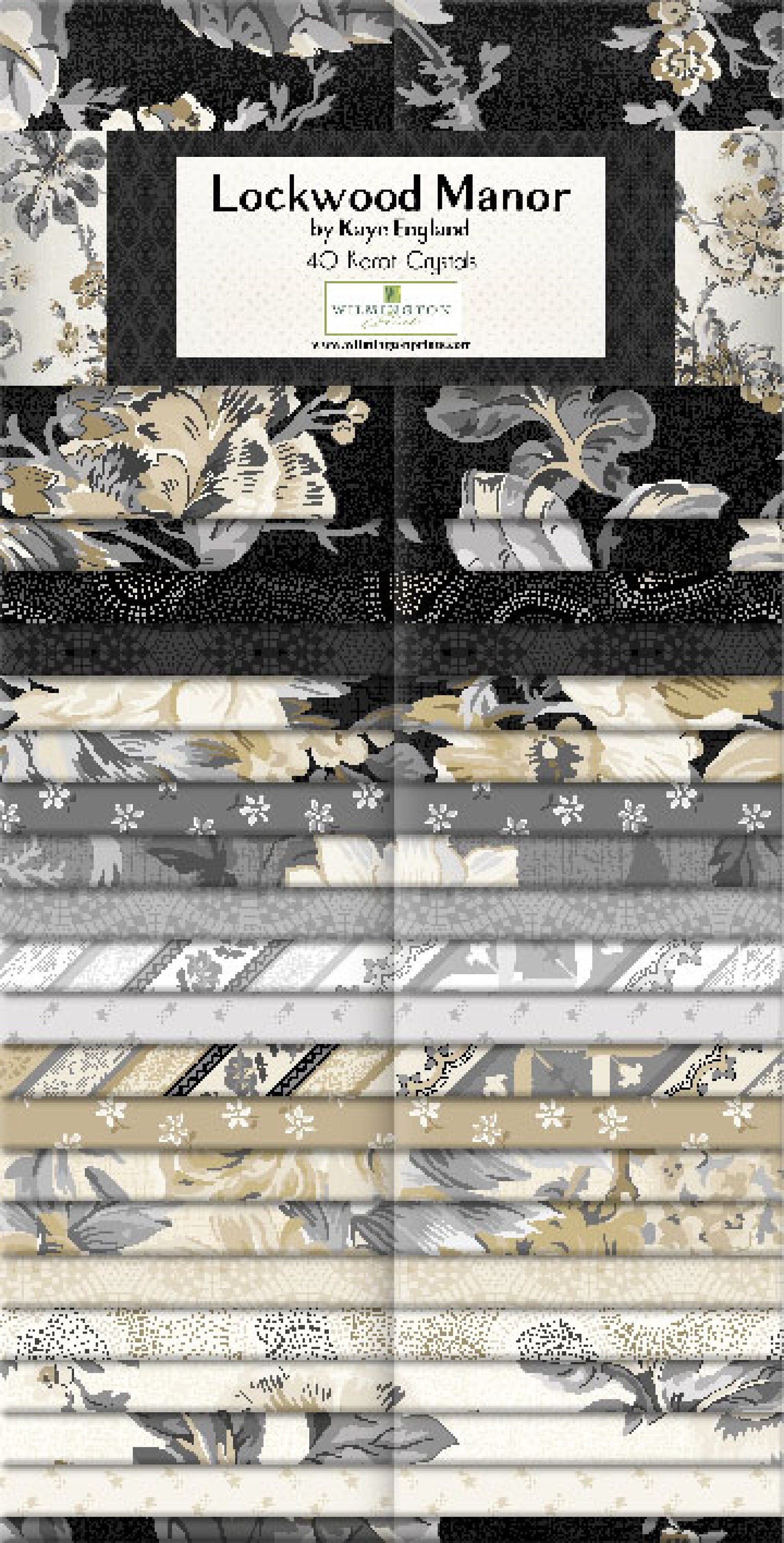 Lockwood Manor 40 Karat Gems *Jelly Roll 40 Pieces* By Kaye England