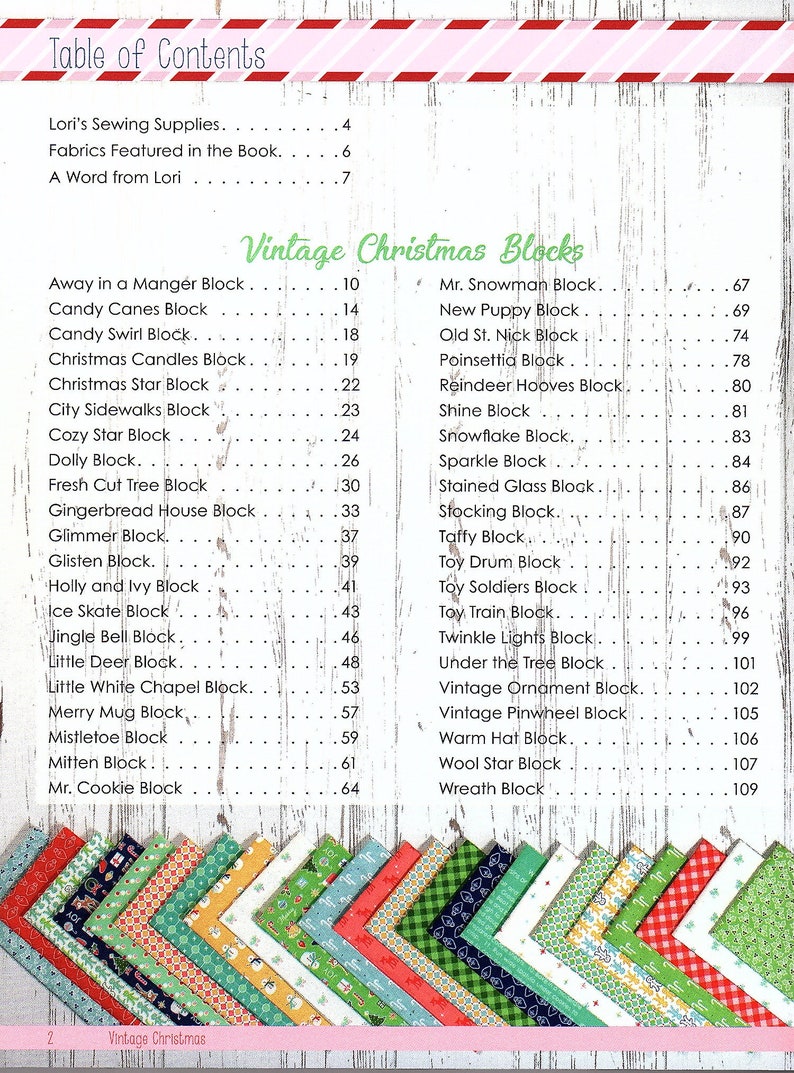 Vintage Christmas spiralbound Project Book By Lori Holt Etsy Canada