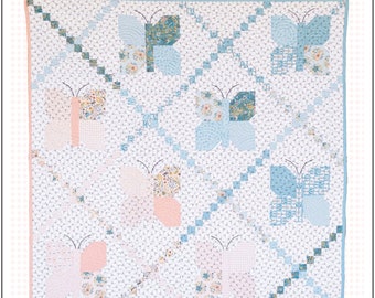 Flutter *Quilt Pattern - Layer Cake Friendly* From: Poppie Cotton