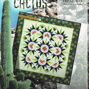 Arizona Cactus *Foundation Paper Piecing Quilt Pattern* By: Judy Niemeyer- Quiltworx