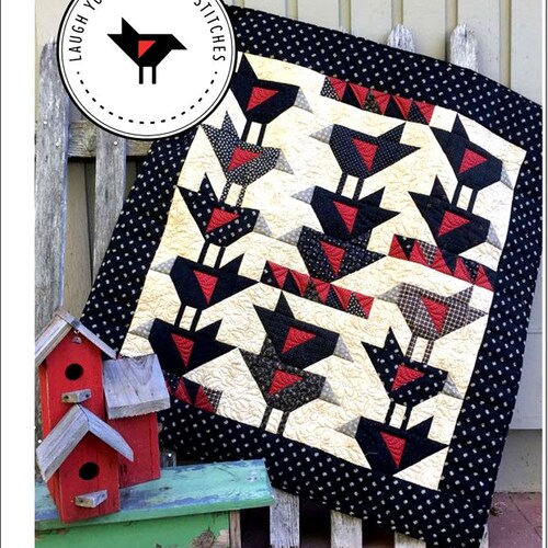 Redwing Blackbird scrappy Quilt Pattern By Karen Walker Etsy