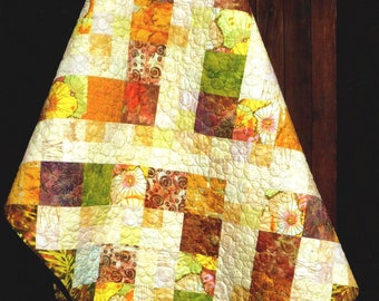 Mango Parfait *Quilt Pattern - Fat Quarter Friendly* From:  Madison Cottage Design