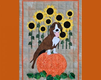 Punkin Pickin' *Wall Hanging Quilt Pattern* From: Trouble & Boo Designs