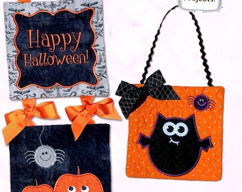 Happy Halloween! *Quilt Blocks Machine Embroidery CD* From: Pickle Pie Designs