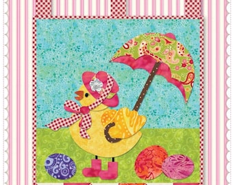 Little Blessings - Miss Chickie *Wall Hanging Sewing Pattern* From: Shabby Fabrics