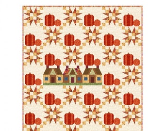 Pumpkin Cottage *Pieced Quilt Pattern*   By: Charisma Horton
