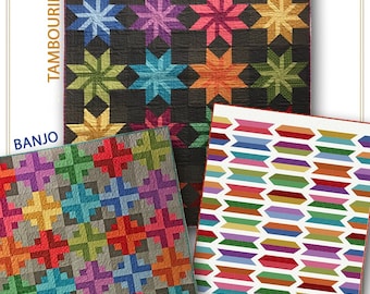 Strip It Three Ways: Series 4 *Easy Pre-Cut Quilt Patterns* From- Nancy Rink Designs