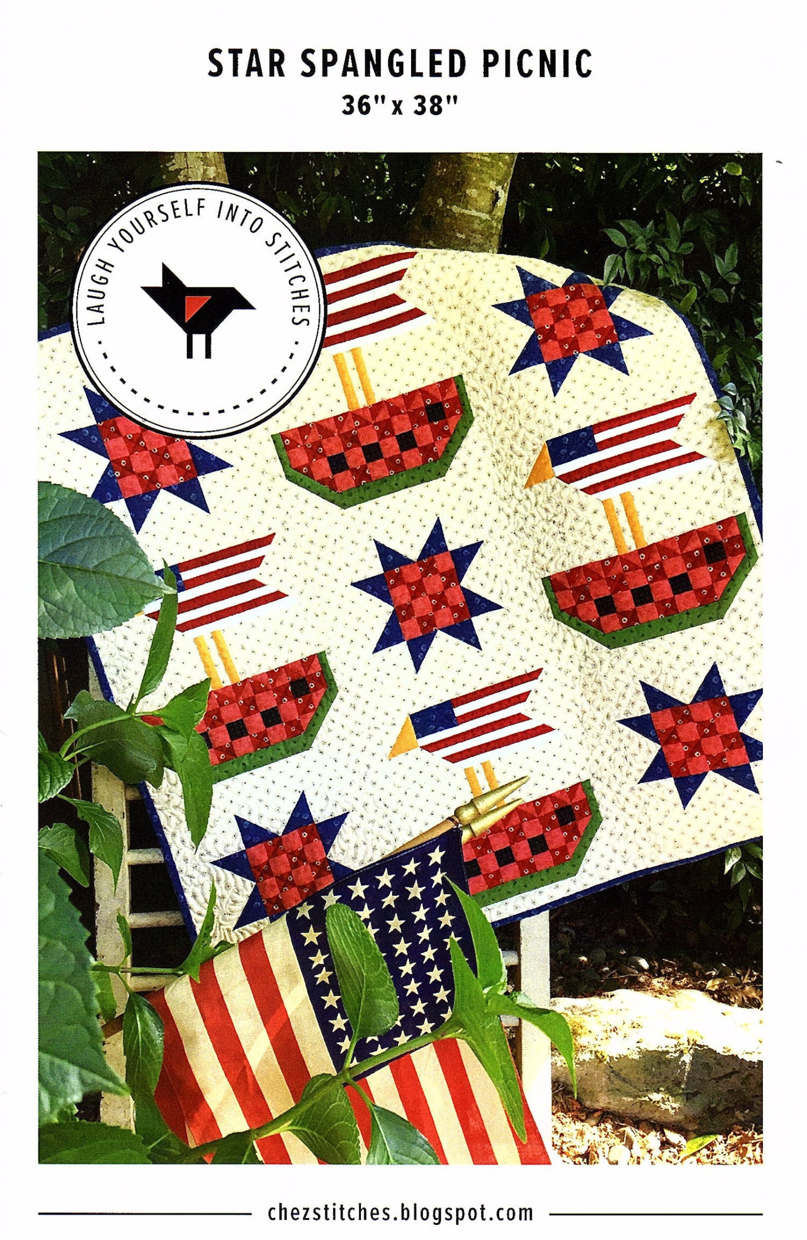 STAR SPANGLED PICNIC Quilt Pattern By Karen Walker Etsy