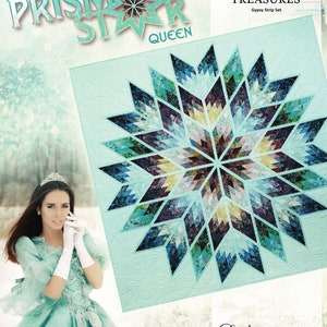 Prismatic Star Queen *Foundation Paper Piecing Quilt Pattern and/or Replacement Papers* by: Judy Niemeyer Quilting - Quiltworx