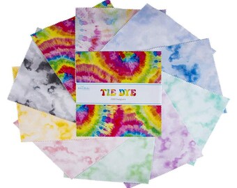 Tie Dye *Layer Cake (10 x 10) - 42 Pieces* By: The RBD Designers - Riley Blake Designs