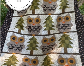 The Scarry Woods *Owl Quilt Pattern* By: Karen Walker - Laugh Yourself Into Stitches