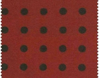 Most Wonderful Time Flannel - Red/Black Big Dot - Woolies Flannel (MASF18145-R2) By: Bonnie Sullivan - Maywood Studio