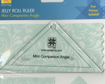 EZ QUILTING  *Mini Companion Angle*    *Acrylic 2.5in Ruler*   By: Darlene Zimmerman