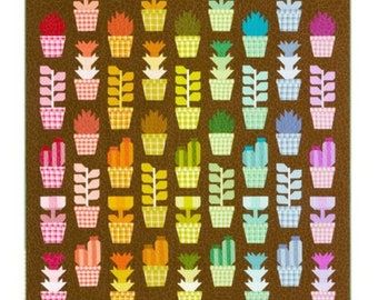 Greenhouse *Quilt Kit - Includes Original Kaufman Fabrics + Pattern* By: Elizabeth Hartman & Kaufman Fabrics