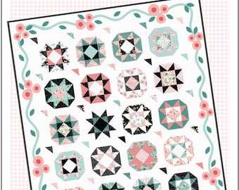 Twinkling *Pieced & Applique Quilt Pattern* From: Poppie Cotton