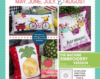 Bench Buddy Series May - August *Machine Embroidery CD* By: Kimberbell