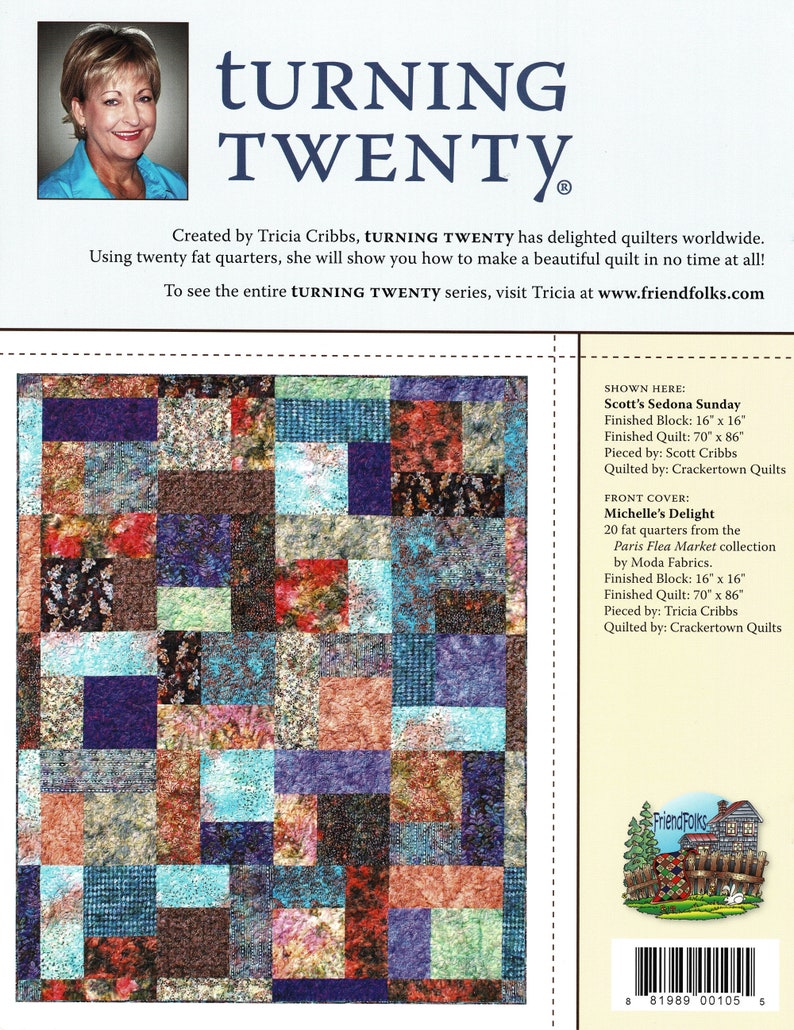 TURNING TWENTY The Original Quilt Pattern Book 1 By Etsy