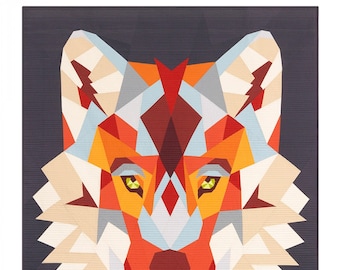 The Wolf Abstractions Quilt Pattern *Foundation Paper Piecing* By:  Violet Craft