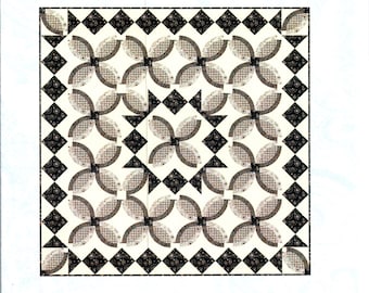 Wedding Dance *Pieced Quilt Pattern* From: Bound To Be Quilting