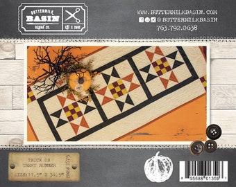 Trick or Treat Runner *Table Runner Sewing Pattern* From: Buttermilk Basin Design Co.