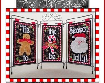 Tis the Season *Table Top Display - Machine Embroidery CD* From: Janine Babich Designs