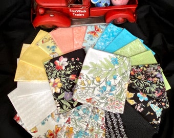 Meadow Edge *Fat Quarter Bundle - 20 Pieces + 2 Panels* From: Maywood Studio