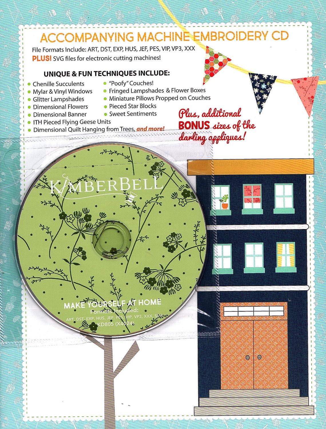 Make Yourself at Home quilt Pattern Project Book Machine Etsy