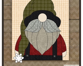 Papa Gnome *Pre-Cut Fusible Applique Pieces* By: The Whole Country Caboodle