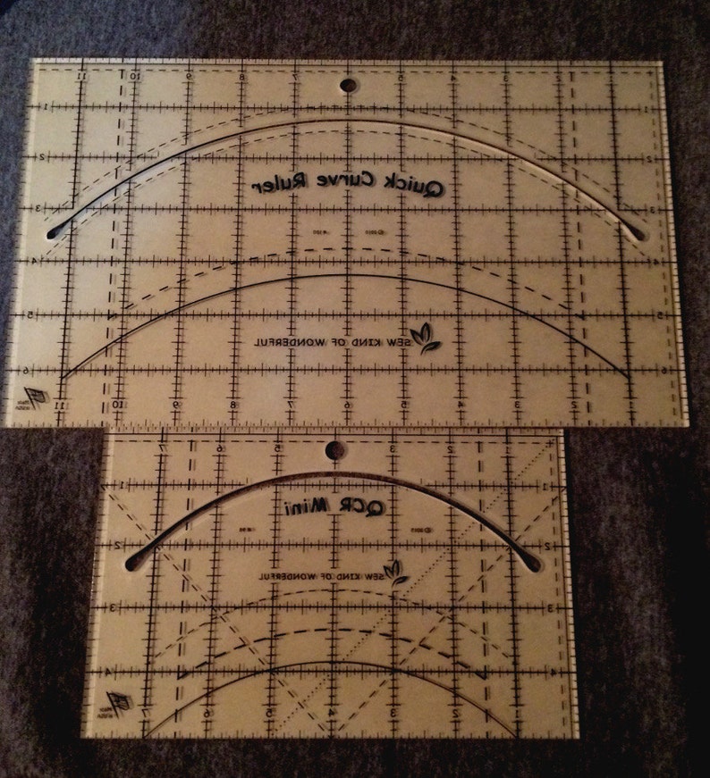 QUICK CURVE RULER Full Size Cut Your Curves & Square Up Etsy