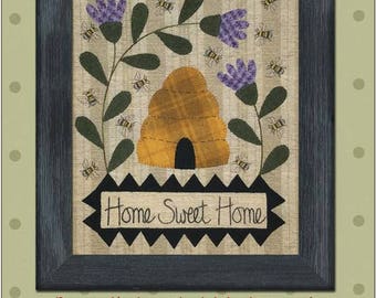 Home Sweet Home - March *Applique Project - Includes Pre-Printed Fabric & Pattern* By: Bonnie Sullivan - All Through the Night