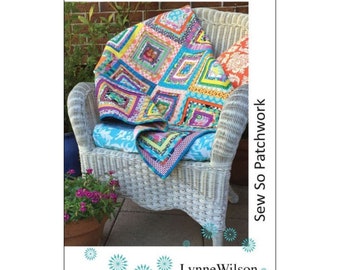 Pleated Log Cabin *Quilt Pattern - Jelly Roll Friendly* From: Lynne Wilson Designs